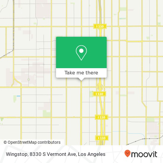 Wingstop, 8330 S Vermont Ave map