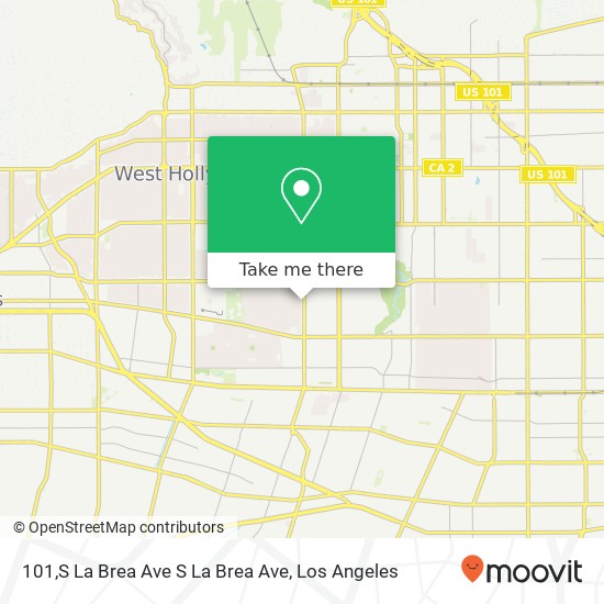 101,S La Brea Ave S La Brea Ave, Los Angeles, CA 90036 map