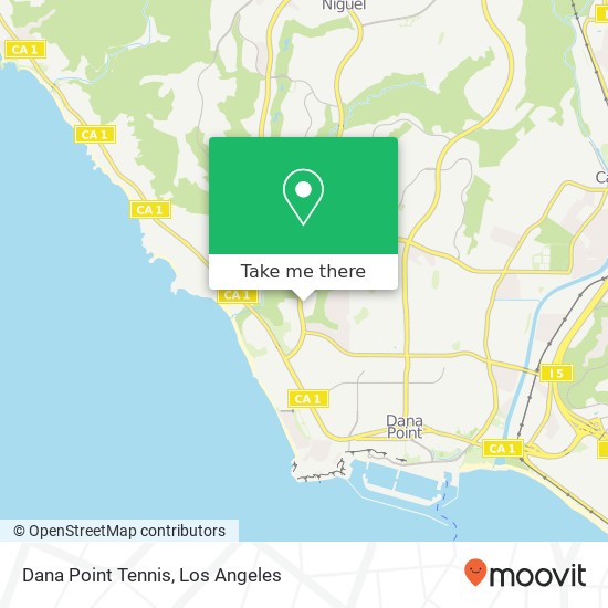 Dana Point Tennis, 33080 Niguel Rd map