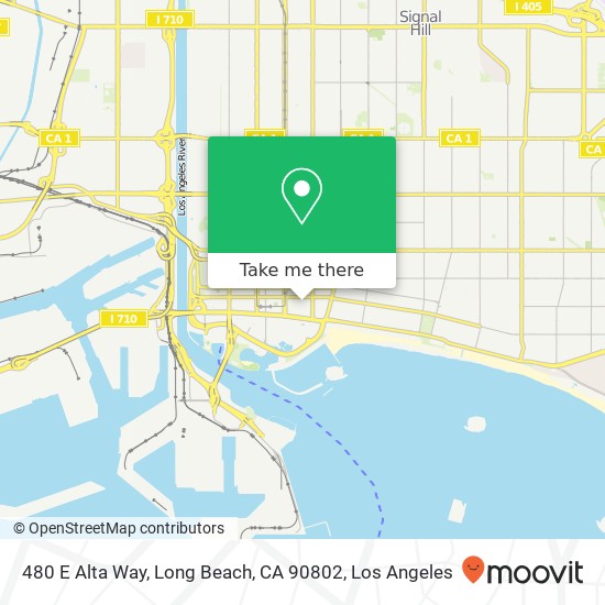 480 E Alta Way, Long Beach, CA 90802 map
