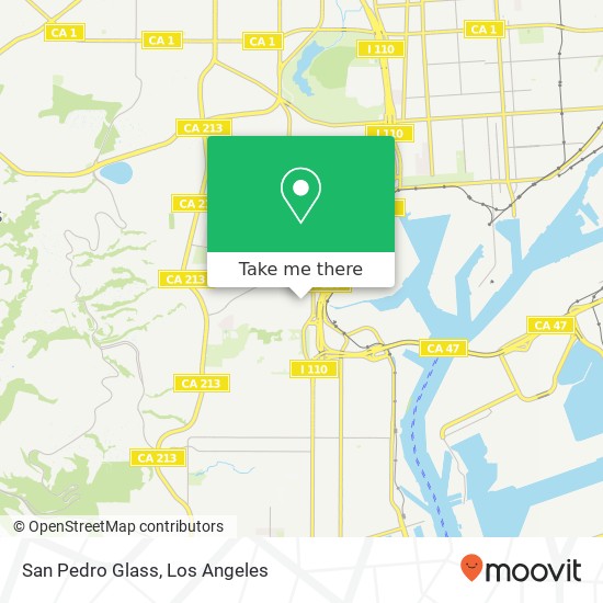 Mapa de San Pedro Glass, 779 W Basin St