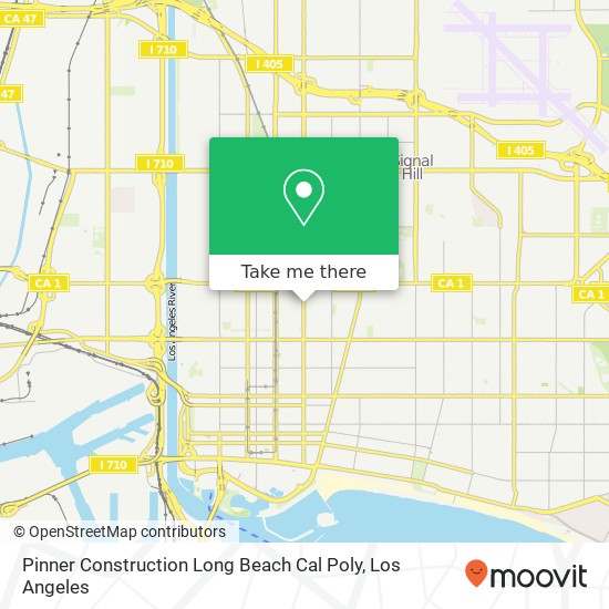 Pinner Construction Long Beach Cal Poly, 1600 Atlantic Ave map