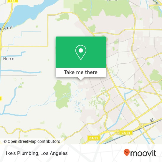 Mapa de Ike's Plumbing, 11867 Gramercy Pl