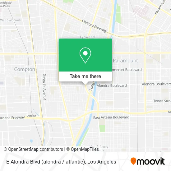 Mapa de E Alondra Blvd (alondra / atlantic)
