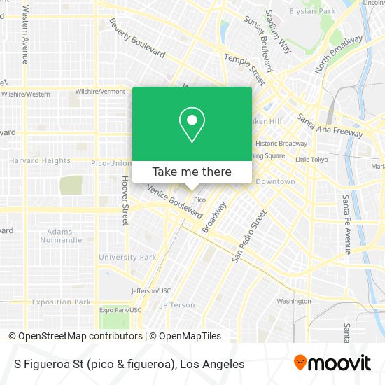 S Figueroa St (pico & figueroa) map