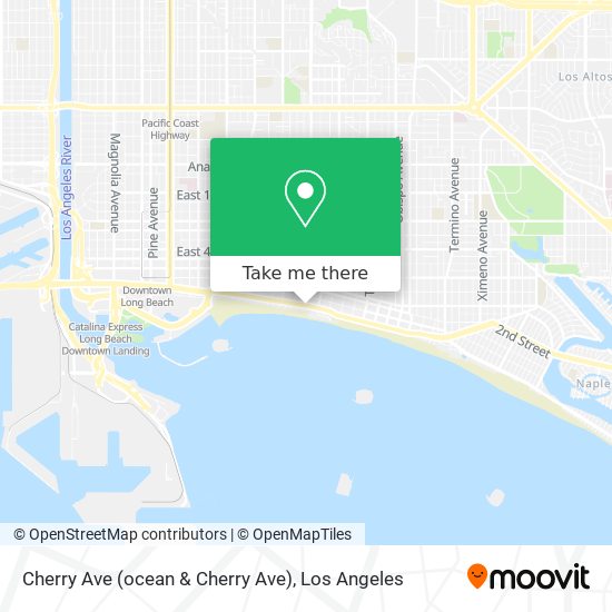 Mapa de Cherry Ave (ocean & Cherry Ave)