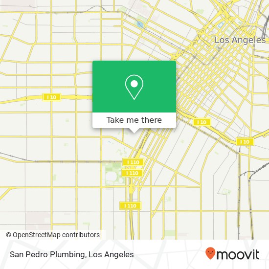 San Pedro Plumbing map