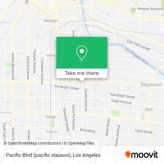 Pacific Blvd (pacific slauson) map