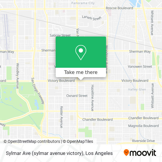 Mapa de Sylmar Ave (sylmar avenue victory)