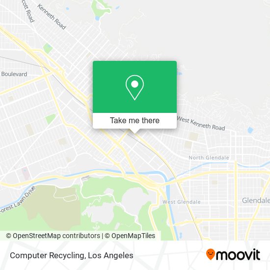 Computer Recycling map