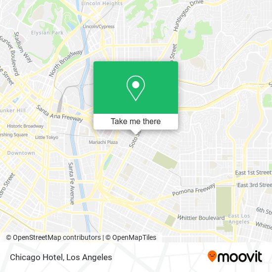 Mapa de Chicago Hotel