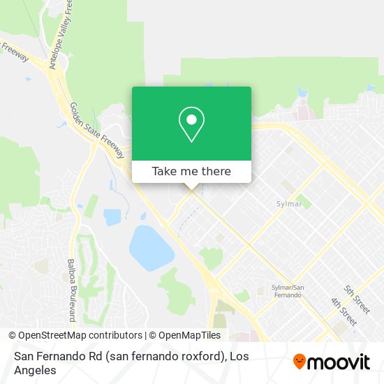 San Fernando Rd (san fernando roxford) map