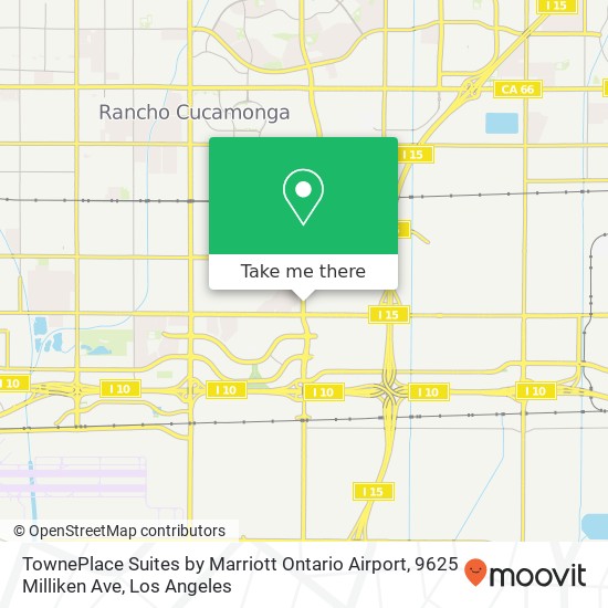 TownePlace Suites by Marriott Ontario Airport, 9625 Milliken Ave map