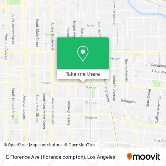 Mapa de E Florence Ave (florence compton)