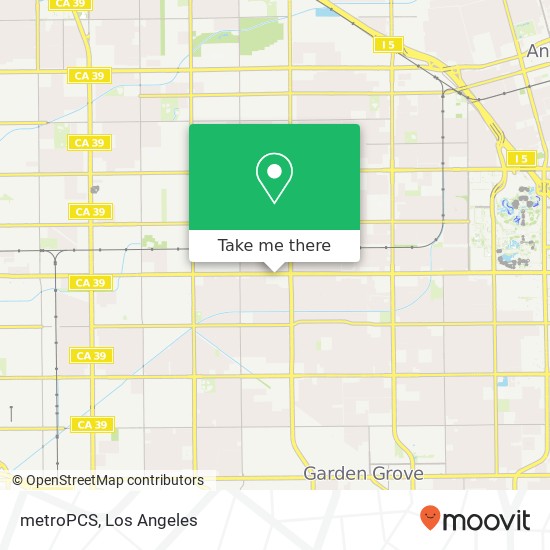 metroPCS, 9856 Katella Ave map