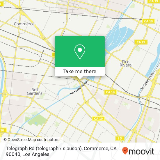Telegraph Rd (telegraph / slauson), Commerce, CA 90040 map