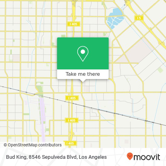 Mapa de Bud King, 8546 Sepulveda Blvd