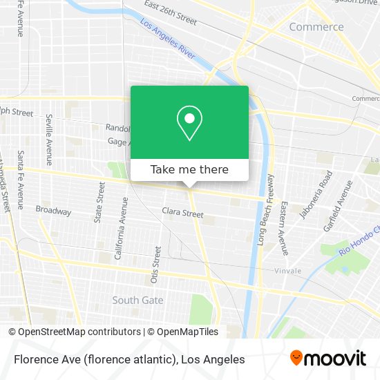 Florence Ave (florence atlantic) map