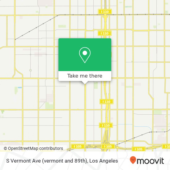 S Vermont Ave (vermont and 89th), Los Angeles, CA 90044 map