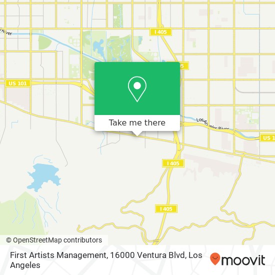 First Artists Management, 16000 Ventura Blvd map