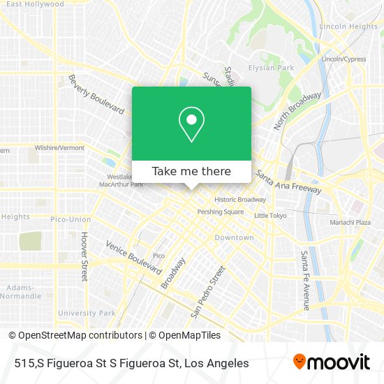 Mapa de 515,S Figueroa St S Figueroa St