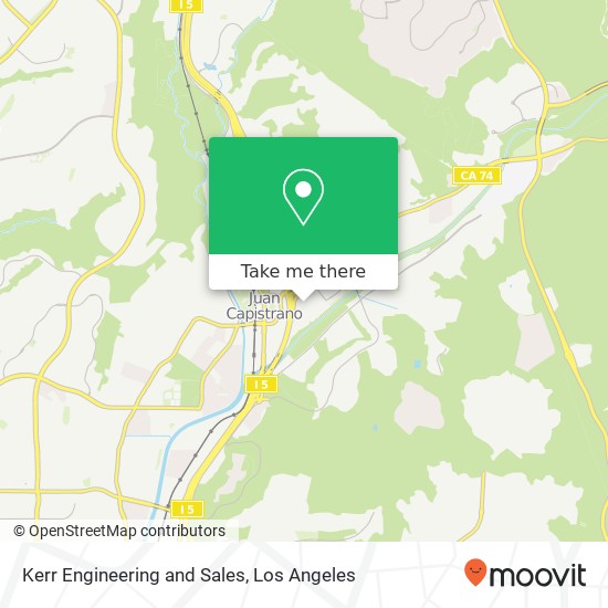 Mapa de Kerr Engineering and Sales, 27136 Paseo Espada