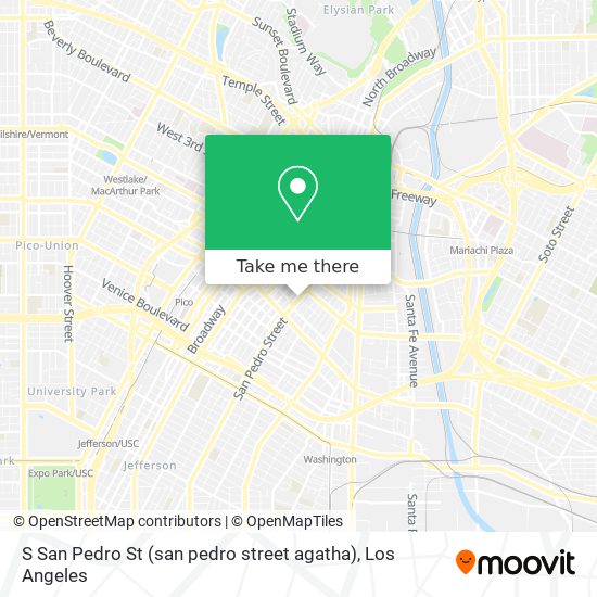 Mapa de S San Pedro St (san pedro street agatha)