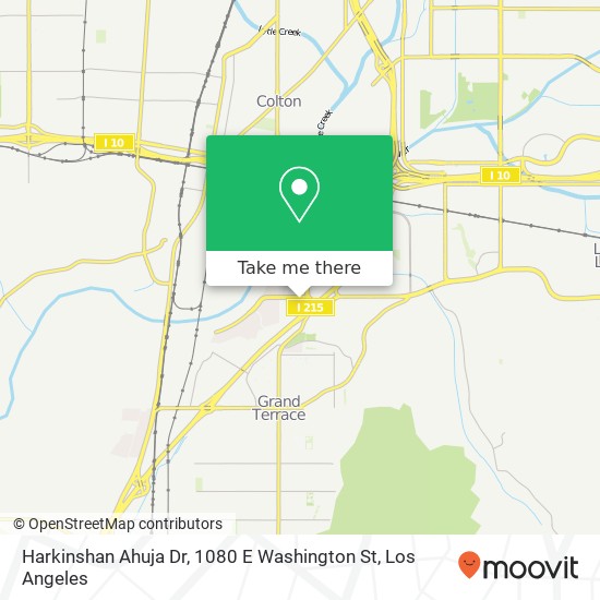Mapa de Harkinshan Ahuja Dr, 1080 E Washington St
