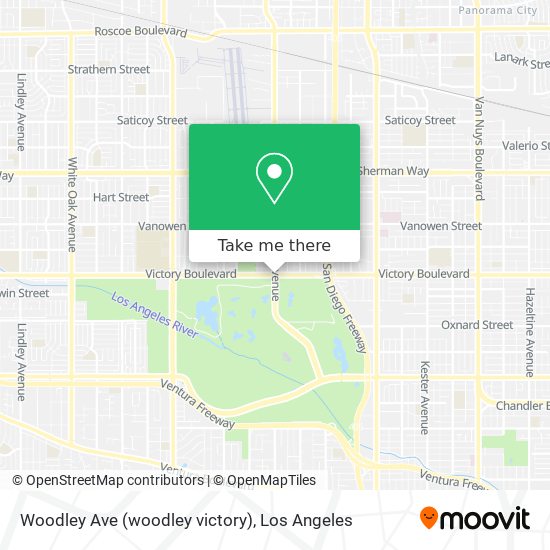 Woodley Ave (woodley victory) map