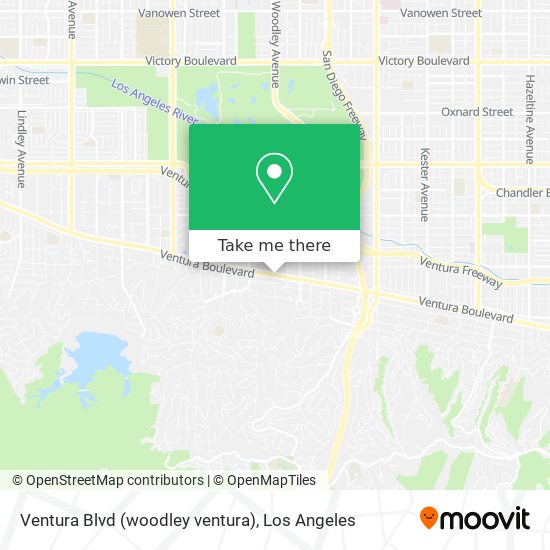 Mapa de Ventura Blvd (woodley ventura)