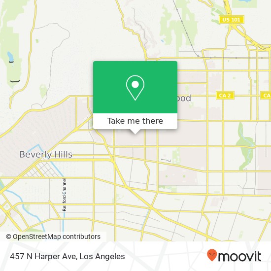 457 N Harper Ave, Los Angeles, CA 90048 map