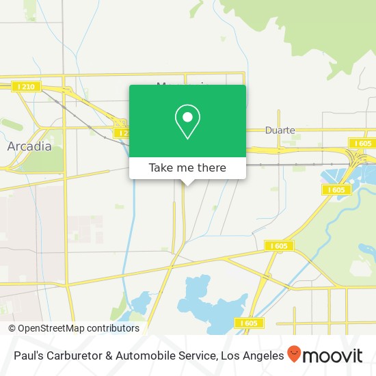 Paul's Carburetor & Automobile Service map