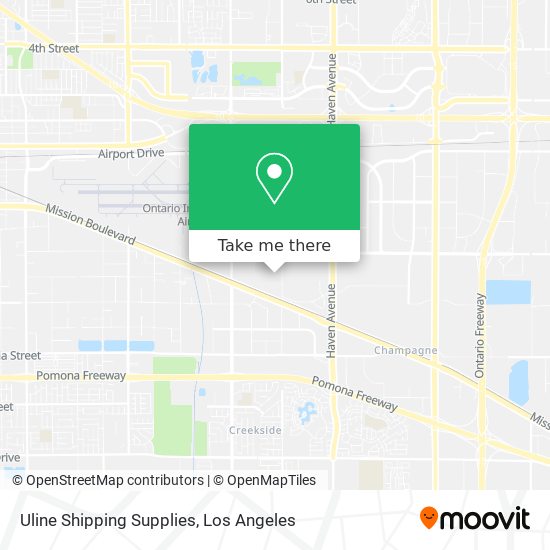 Uline Shipping Supplies map