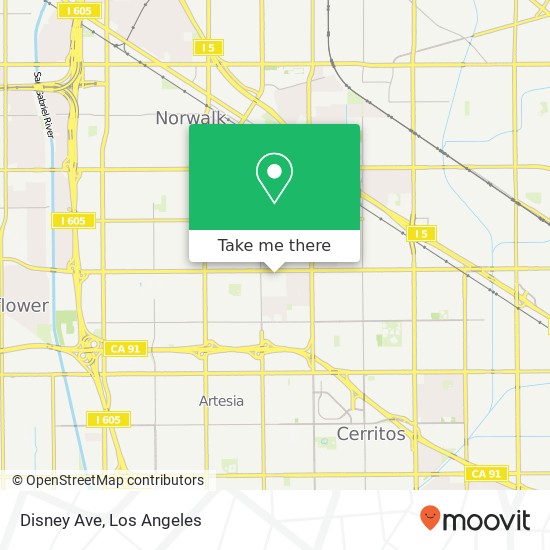 Mapa de Disney Ave