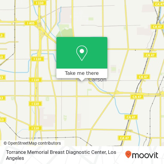 Mapa de Torrance Memorial Breast Diagnostic Center