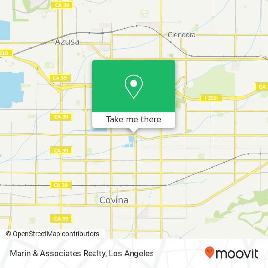 Marin & Associates Realty map