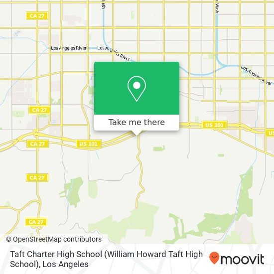 Taft Charter High School (William Howard Taft High School) map