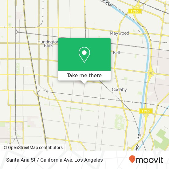 Mapa de Santa Ana St / California Ave