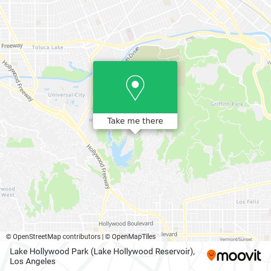 Lake Hollywood Park (Lake Hollywood Reservoir) map