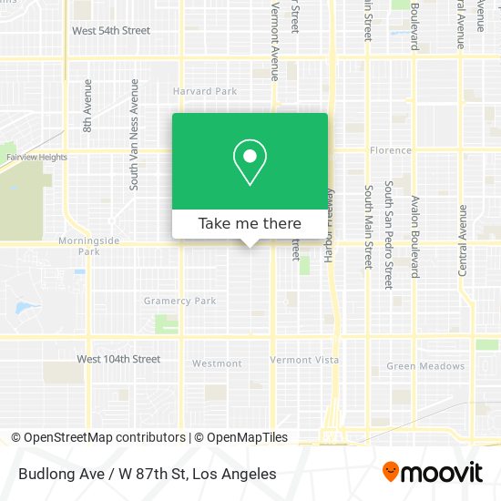 Mapa de Budlong Ave / W 87th St