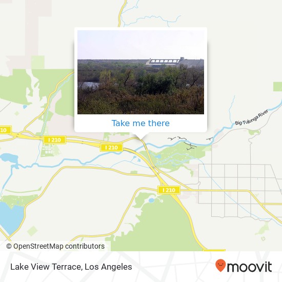 Lake View Terrace map