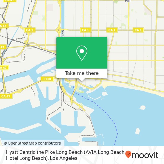 Mapa de Hyatt Centric the Pike Long Beach (AVIA Long Beach Hotel Long Beach)
