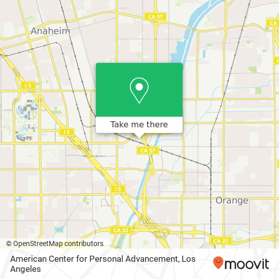 American Center for Personal Advancement map
