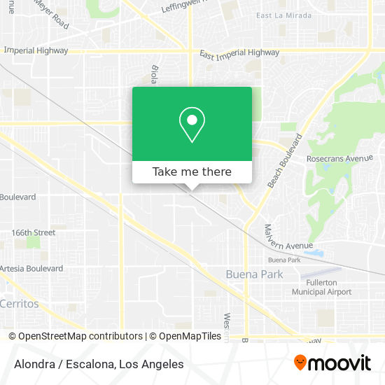 Alondra / Escalona map
