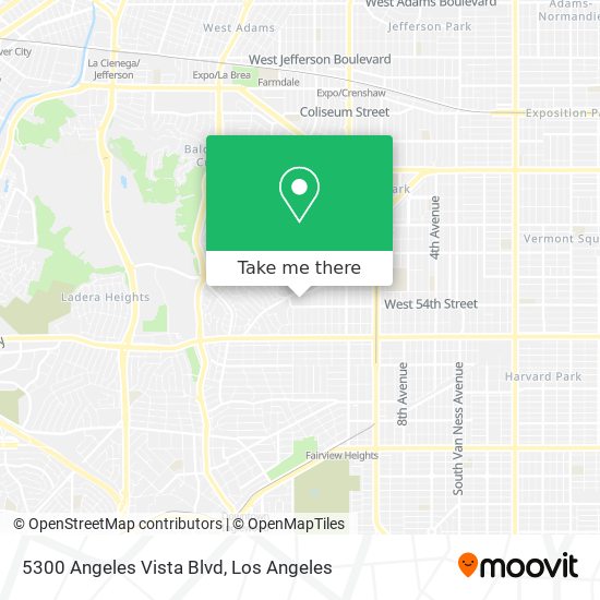 5300 Angeles Vista Blvd map