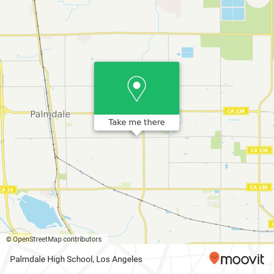 Mapa de Palmdale High School