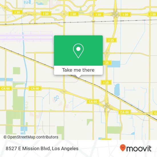 8527 E Mission Blvd map