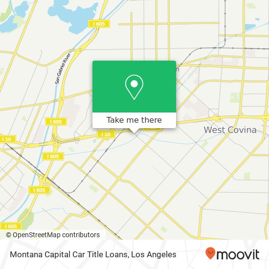 Mapa de Montana Capital Car Title Loans