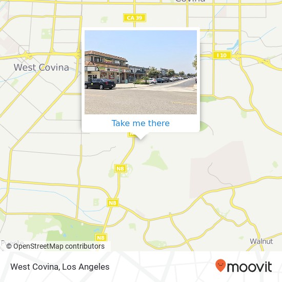 West Covina map