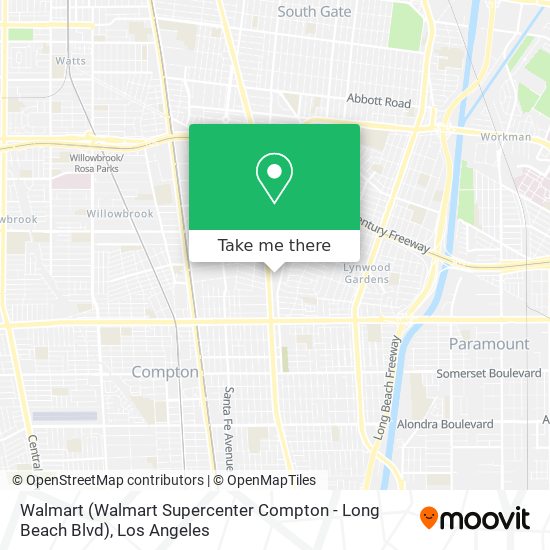 Walmart (Walmart Supercenter Compton - Long Beach Blvd) map